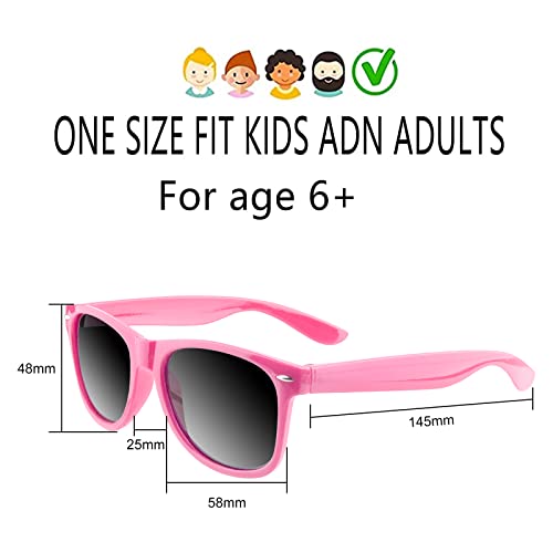 Image of TUPARKA 12 Pack Kids Sunglasses in Bulk Kids School Party Goody Bag Fillers for Birthday Party Beach Pool Party