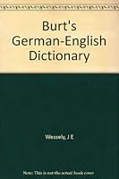Burt's German-English Dictionary B000O9LX7Q Book Cover