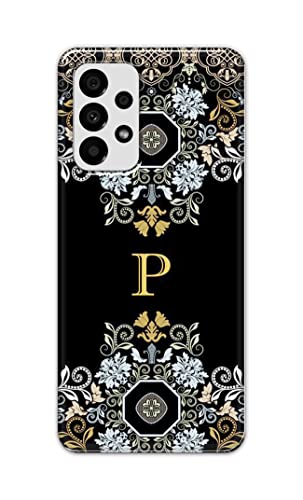 Image of Printed Hard Back Cover Case for Samsung Galaxy A73 5G Back Cover (Alphabet P) -1803