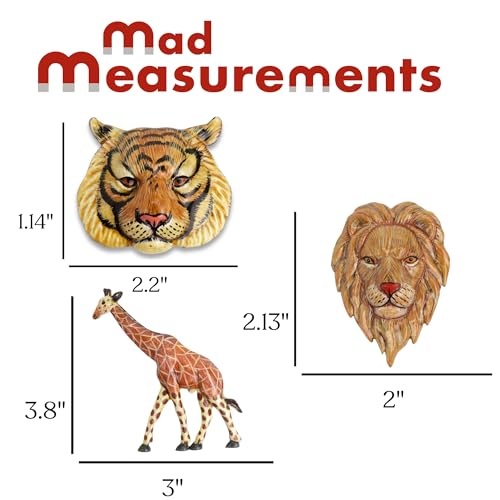 Set de imanes decorativos de animales de resina (3 unidades) miniatura 3