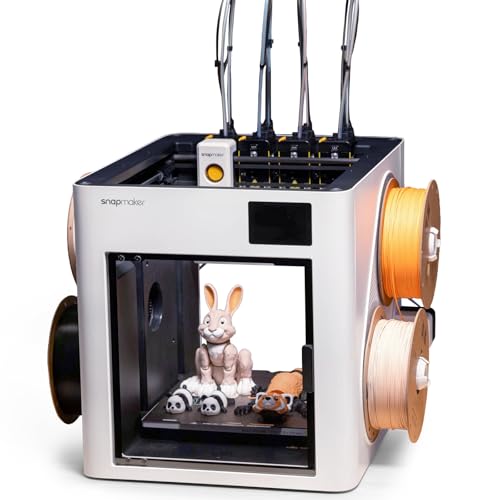 Snapmaker U1 3D Printer Multi Color,4 Toolhead with 5 Seconds Tool Change,MultiColor Printing with...
