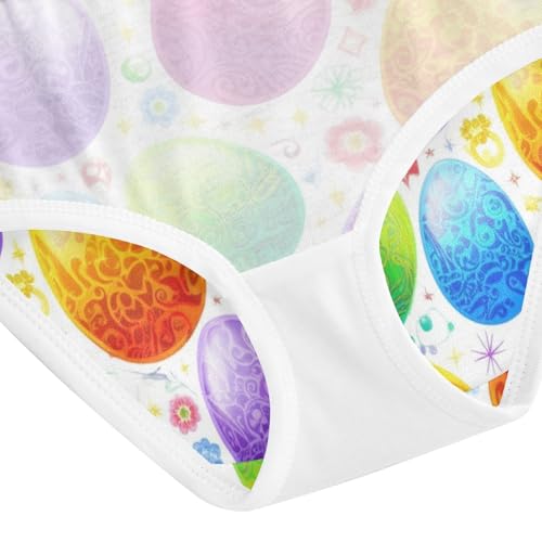 Joisal Colorful Eggs Ornate Floral Girls Underwear Toddler 2t Cotton Cute Panties Girl Aesthetic Briefs Kids Undies 5