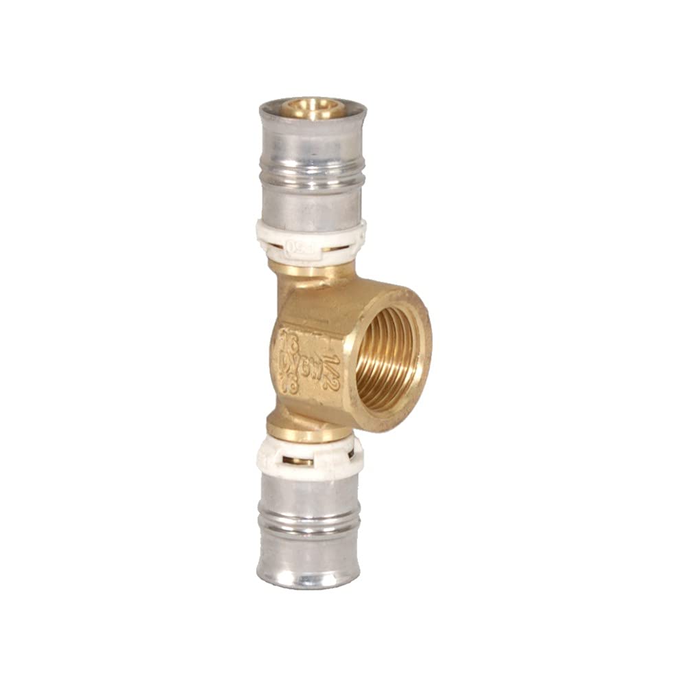 Alpex F 50 - Pieza en T de transición con IG, 32 mm x 1/2" x 32 mm