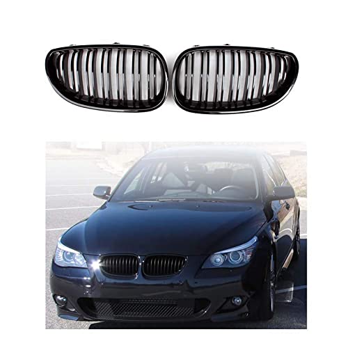 BMW 3er E90/E91 Frontgrills - Doppelrippen Sport Grill Matt Schwarz