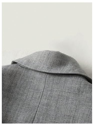 SOLY HUX Women's Long Sleeve Lapel Collar Blazer Single Button Open Front Work Office Jacket3