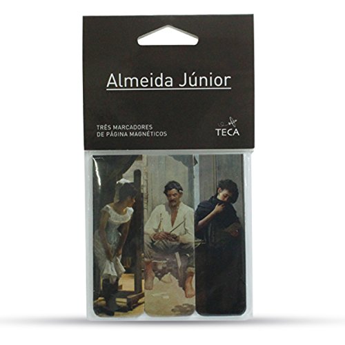 MARCADOR DE PÁGINA - ALMEIDA JÚNIOR - SORTIDO 1, Teca, GM0009, Colorido, pacote de 3