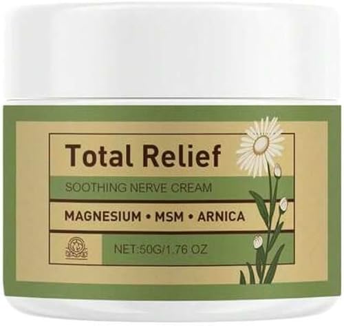 Relief Soothing Nerve Cream with Magnesium, MSM & Arnica, 50g