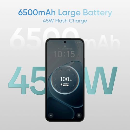 Image of OPPO A6x 5G Smartphone 4+128GB Blue, 6.7-inch, 120Hz Ultra Bright Display, 6500mAh Battery, 45W SUPERVOOCTM Fast Charge, 5MP Front Camera & 13MP Rear Camera, Mediatek Dimensity 6300, IP64
