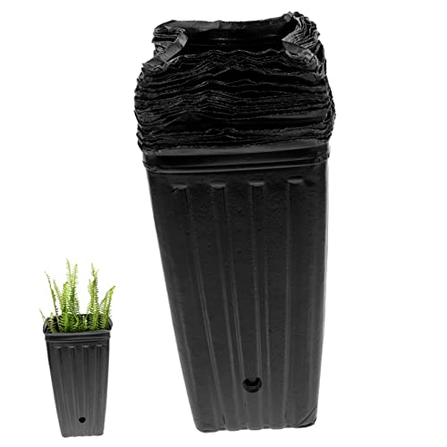 Hemobllo 30pezzi Vasi Per Piantine Da Serra Contenitori Alti Per Coltivazione Di Piante e Ortaggi Vasi in Plastica Durevole Per Sviluppo Radici Sana e Crescita Ottimale