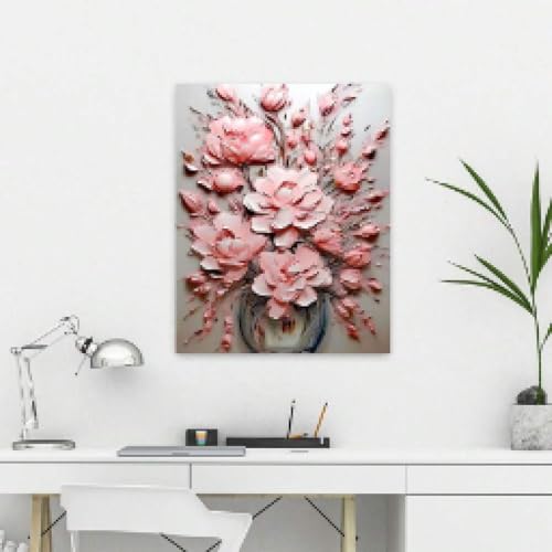Décoration murale abstraite neutre de qualité supérieure 40x60 - 4