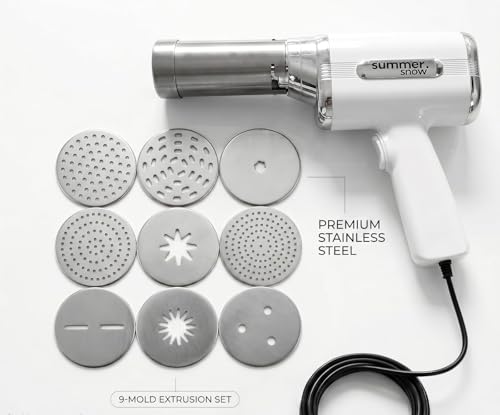 Image of Summer Snow Electric Parotta Maker (Summer Snow Electric Idiyappa Maker + Porotta Extruder) 10 Molds