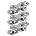 Kangnice 3Pairs Reusable Bicycles Missing Link 8/9/10/11/12 Speed Chain Connector Lock Aluminum Alloy Chain Link Reusable Chain Connector Lock