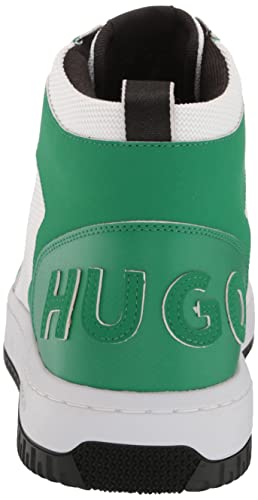 HUGO Men's Chunky High Top Leather Sneakers3