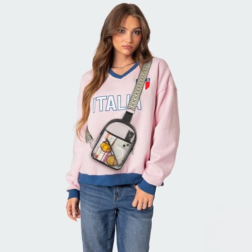 Clear Bags For Events With 2 Extra-Long Straps, 4 Pockets Clear Crossbody Bags For Women2