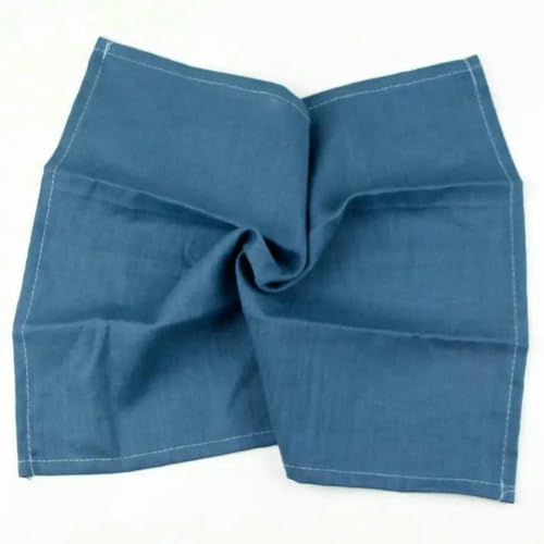 GUOZHAN Servilletas de Lino y algodón de 9 Colores (40 x 30 cm), aislantes térmicos, para Mesa de Comedor, Infantiles, de Tela