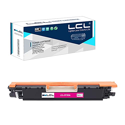 LCL Remanufactured 126A 130A CE313A CF353A Toner Cartridge (1PK Magenta) Replacement for HP Color LaserJet Pro MFP M176 M176FN M177 M177FW M176n Laserjet Pro CP1020 CP1025 CP1025nw LaserJet MFP M175
