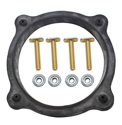 salangid 385310063 Floor Flange Seal and Mounting Kit Replacement for Select Dometic/Sealand Toilet