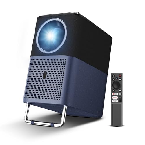 Image of TCL A1s GTV Projector, 600 ISO Lumens, 1080P Upgraded Portable Projector, Netflix Officially Licensed, WIFI and Bluetooth, 30,000-Hour Life, Auto Focus, 2*8W Dolby Digital Audio, Up to 150