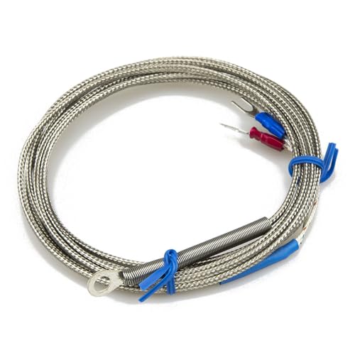 FTARR01 E Type 5mm Inner Diameter Ring 2m Metal screening Cable thermocouple Temperature Sensor