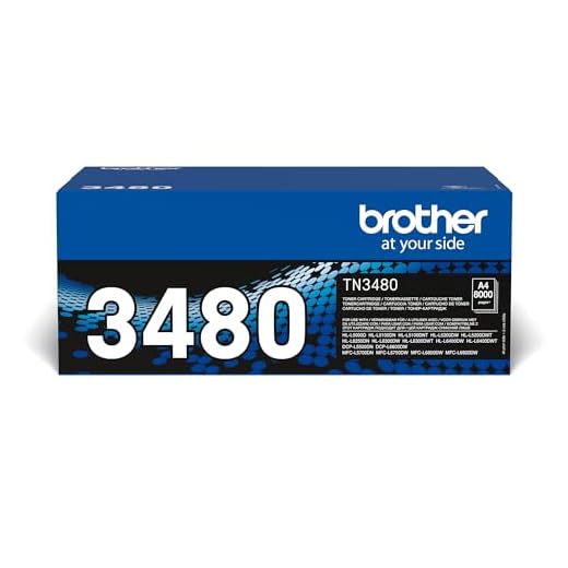 Brother Original Tonerkassette TN-3480 schwarz (für Brother HL-L5000DN, HL-L5100DN, HL-L5100DNT, HL-L5100DNTT, HL-L5200DW, DCP-L5500DN, MFC-L5700DN, MFC-L5750DW)