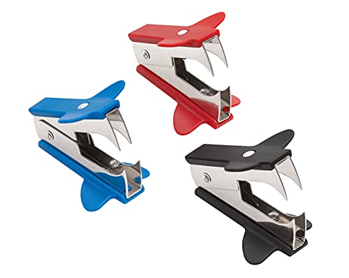 WEDO Hefterlöser / Staple Remover – Economy Enthefter aus Metall mit ergonomischem Kunststoffgriff, kompakt & leicht, schont Papier – praktischer Bürohelfer
