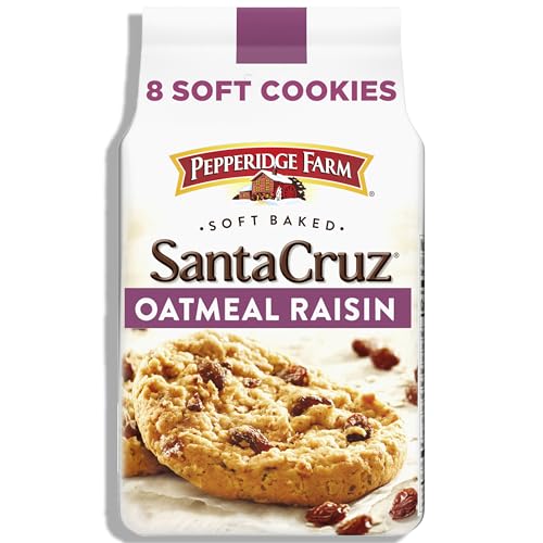 Pepperidge Farm Santa Cruz Soft Baked Oatmeal Raisin Cookies, 8.6 oz. Bag