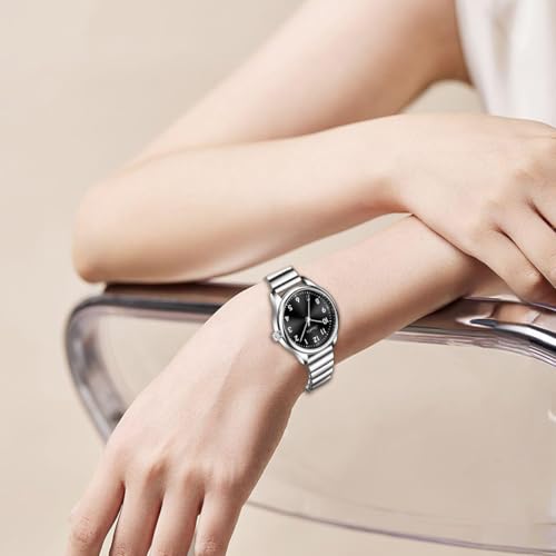 Image of LIGE Luxury Watches for Women Easy Reader Analog Ladies Waterproof Quartz Watches with Stainless Steel Case Wrist Watch