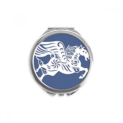Miroir portable signe astrologique Cheval, une idée cadeau zodiaque originale