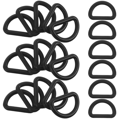 Boucles Noires pour Sangles 2,5 Cm Quincaillerie de Camping - 2