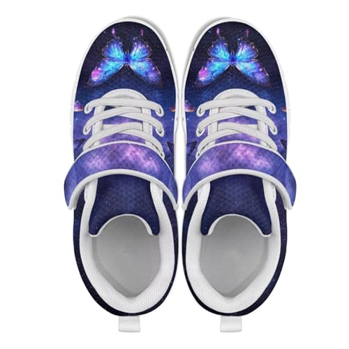 Doojoayie Little Girls Tennis Shoes for School Student Slip On Sneakers Breathable2