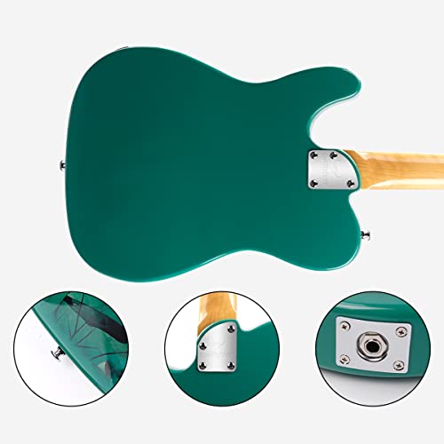 39-Zoll-Voll-E-Gitarre, Anfänger-Startmode, bemalte Version, Berufsset für Erwachsene, Adler-Holzkorpus, Telebrücke, C-förmiger Hals, mit Tasche, Gurt, Saite, Stimmgerät, Kabel und Plektren - Les Beatles, Paul McCartney, John Lennon, RIngo Starr, George Harrison 39-Zoll-Voll-E-Gitarre, Anfänger-Startmode, bemalte Version, Berufsset für Erwachsene, Adler-Holzkorpus, Telebrücke, C-förmiger Hals, mit Tasche, Gurt, Saite, Stimmgerät, Kabel und Plektren – Image 5