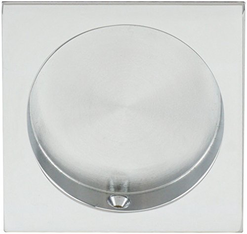 INOX FH27PD8115-14 Cerradura empotrable para paso con placa anti polvo y acabado en níquel pulido miniatura 2