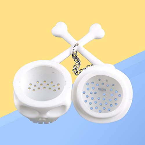 IMIKEYA Filtro para infusor de folhas de chá soltas de silicone para difusor de especiarias de cavei