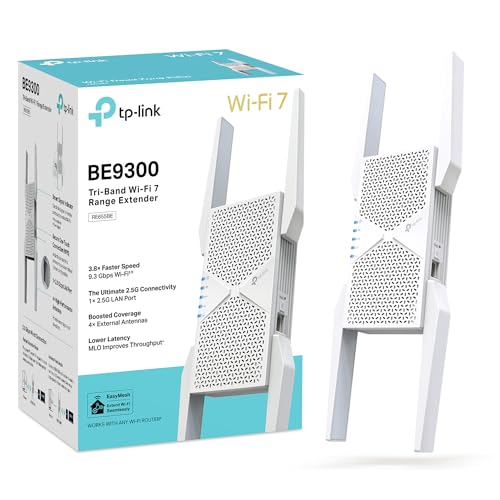 TP Link RE655BE V1.6 Extension de portée Wifi Wi Fi 7 Wi Fi 7 2.4 GHz 5 GHz 6 GHz - vue 2