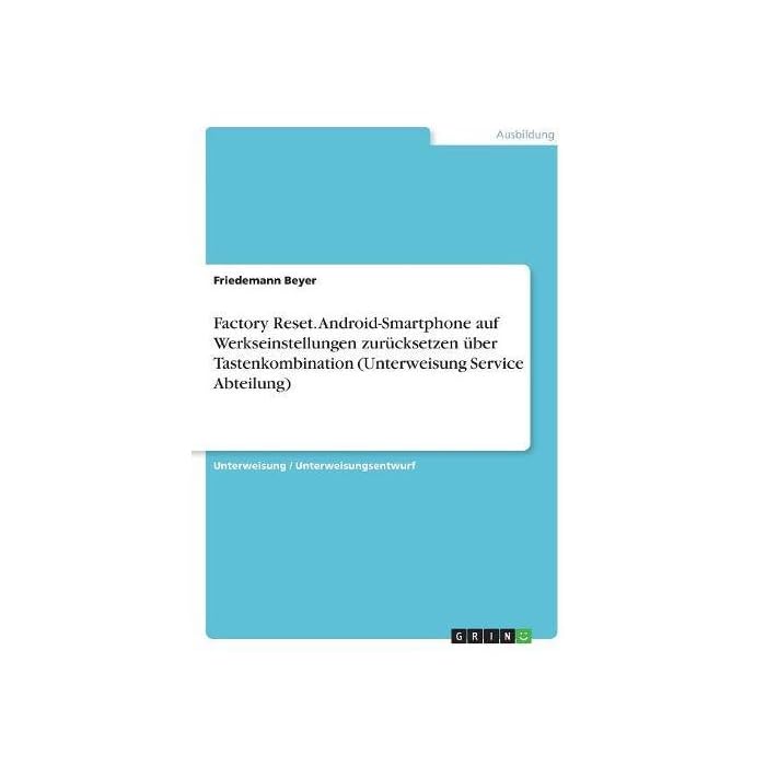 Buy Factory Reset Android Smartphone Auf Werkseinstellungen Zur 