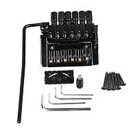 Premium Vibrato Effect: This Headless Guitar Bridge Set delivers smooth, responsive tremolo action thanks to its precision-engineered tremolo rocker and roller nut — enhancing pitch modulation and expressive playing without tuning instability during ...