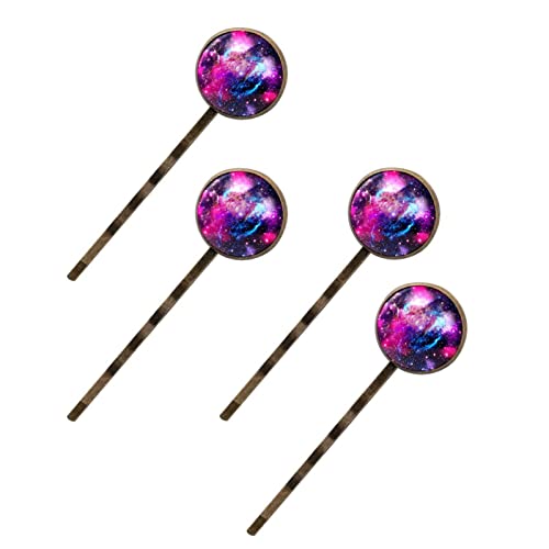 Épingles à cheveux galaxie anti glisse pour fixations fines