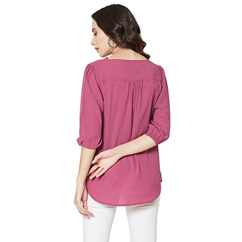 Image of GO-4 IT Women's Top with Cutwork Embroidery in Neck