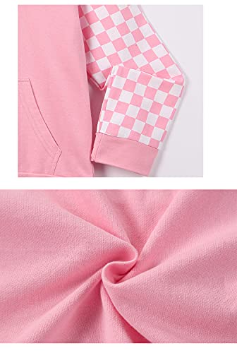 Image of Deeorla Little Boys Girls Cotton Tie Dye Hoodies Long Sleeve Pullover Sweatshirts for Big Kids 5-15Years