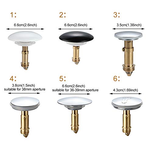 Tappo di scarico per lavello, Push Po p-Up Click