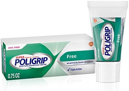 Super Poligrip Free Travel Size, 0.75-Ounce Package