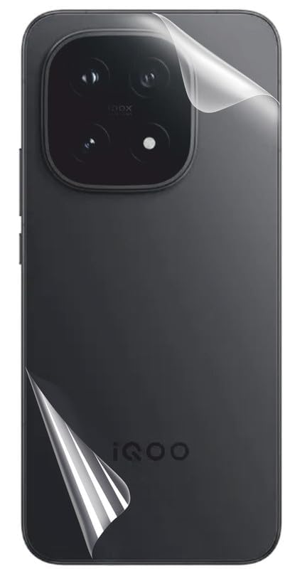 Image of Tempered Glass Screen Protector Compatible for vivo iQOO 15 | Front And Back Screen Guard With camera lens protector (Combo)