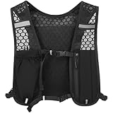 Machify Running Vest for Men Women, 15.7 in Hydration Pack with Phone Holder, Hiking, Cycling
