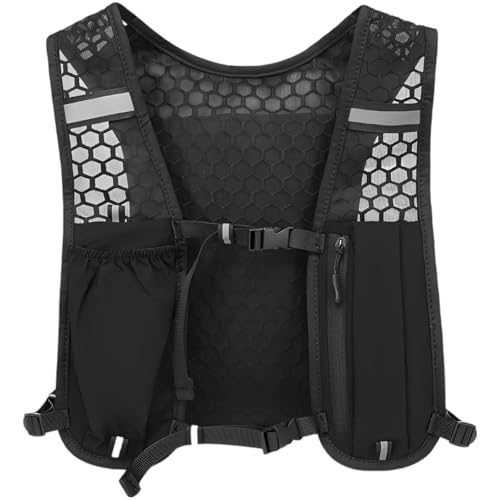 Machify Running Vest for Men Women, 15.7 in Hydration Pack with Phone Holder, Hiking, Cycling