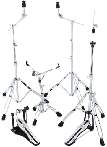 Mapex HP4005 5-piece Venus 400 Series Hardware Pack with Single Pedal - Chrome-plated