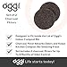 OGGI Set of 2 Charcoal Filters- Replacement Charcoal Filter for Countertop Compost Bin with Lid, Eco Friendly Products