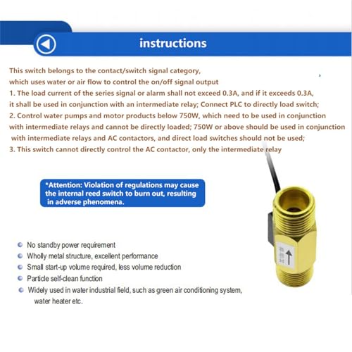 Commutateur débit d'eau 70W pour résoudre les problèmes de pression instable