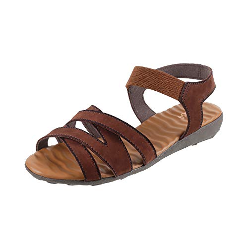 Image of Metro Women Leather Sandals (33-814)