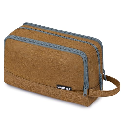 Image of WANDF Travel Toiletry Bag for Men, Small Dopp Kit for Toiletries