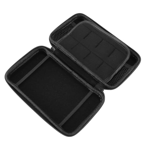 Hardtransportierende Gehäuse Kompatibel mit 3DS/ New 3DS XL/New 2DS XL -Konsole und Zubehör, Tragbarer Handheld -Organisator für Aufbewahrung und Stand, Eva Shock Proof Travel
